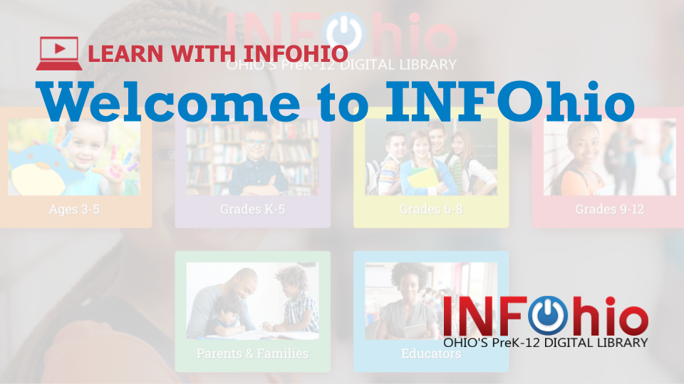 Welcome to INFOhio Webinar Recording Now Available